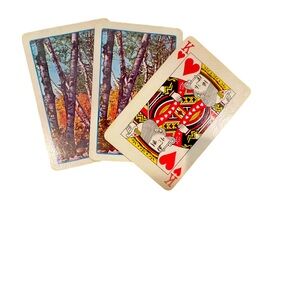 Astor Playing Cards with trees